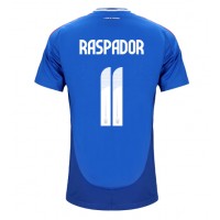 Camiseta Italia Giacomo Raspadori #11 Primera Equipación Eurocopa 2024 manga corta